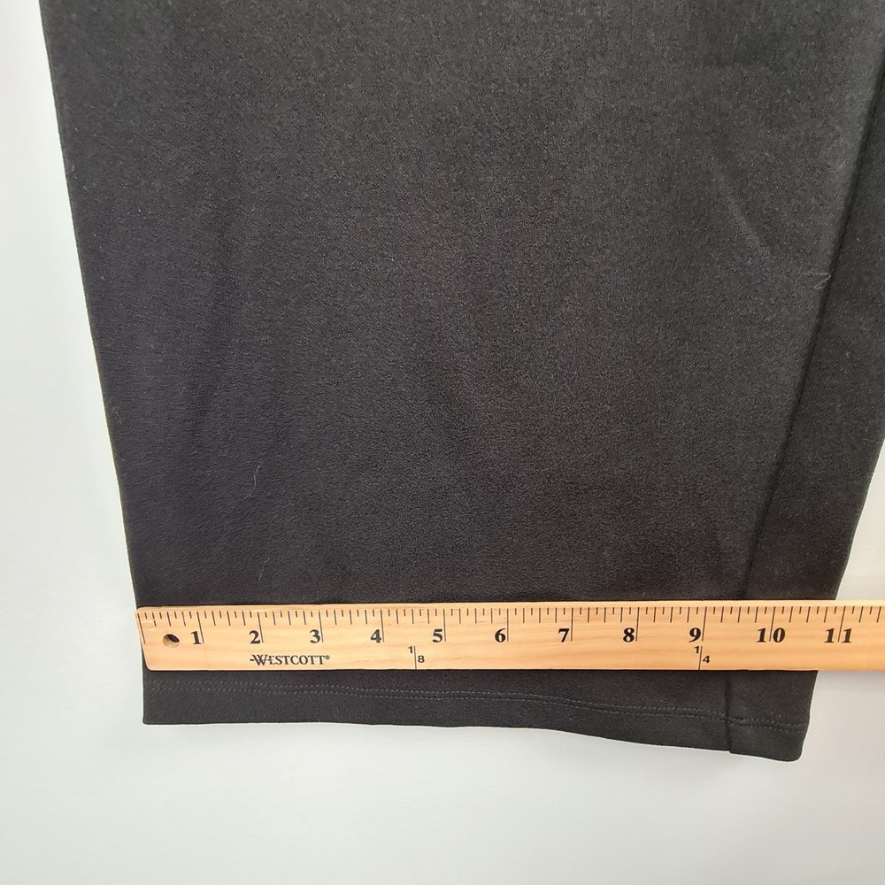 H&M Women's Black Button Front Sailor Pull On Wide Leg Trousers Medium Workwear‎ - Picture 6 of 8